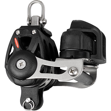 [R-RF46330] Ronstan Series 40 Ball Bearing Orbit Block™ - Triple Ratchet with Adjustable Cleat