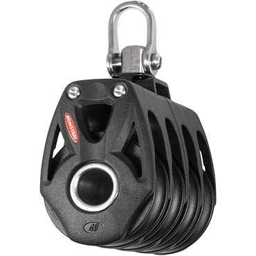 [R-RF48400] Ronstan Serie 40 Bozzello Orbit Block™ a sfere, quadruplo, testa con grillo