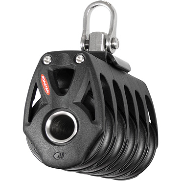 [R-RF48500] Ronstan Series 40 Ball Bearing Orbit Block™ - Fünffach, Schäkelkopf