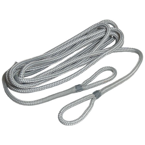 [RB-1031995] Robline cima per parabordo trecciata (coppia) - grigio - 2.0m/10mm