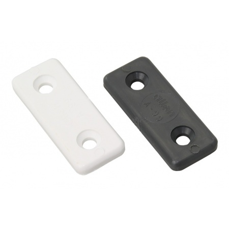 [AB-4099-1SB] Allen Brothers 1 pair of stainless steel foot strap plates