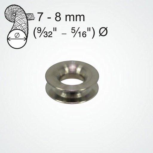 [CC-PT5115] Clamcleat TITAN High Load Thimble for 7-8mm Lines