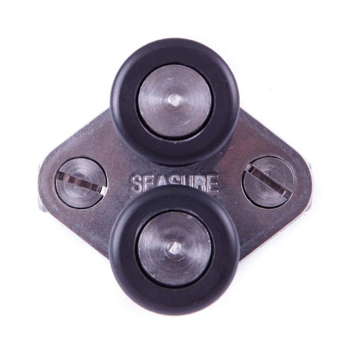 [SU-0544] Seasure Enfileur de voile inox pour diamètre de ralingue max. 8 mm - Ø Barre de serrage 9.5 mm 