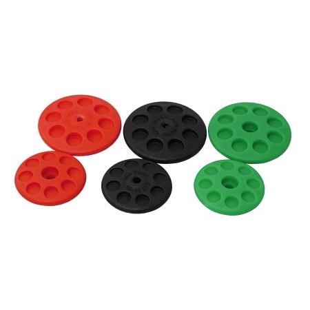 [SU-19326-2SB] Seasure Trapez-Zubehör - Trapezgriff-Ringe 65mmØ rot 2 Stück 