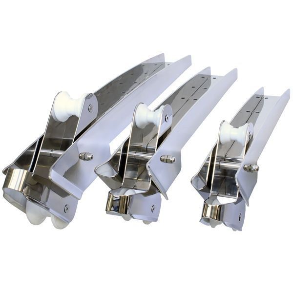 [QM-1010954] 1852 Rodillo de ancla abatible acero inoxidable L=585mm W=80mm ancla 10-20 kg