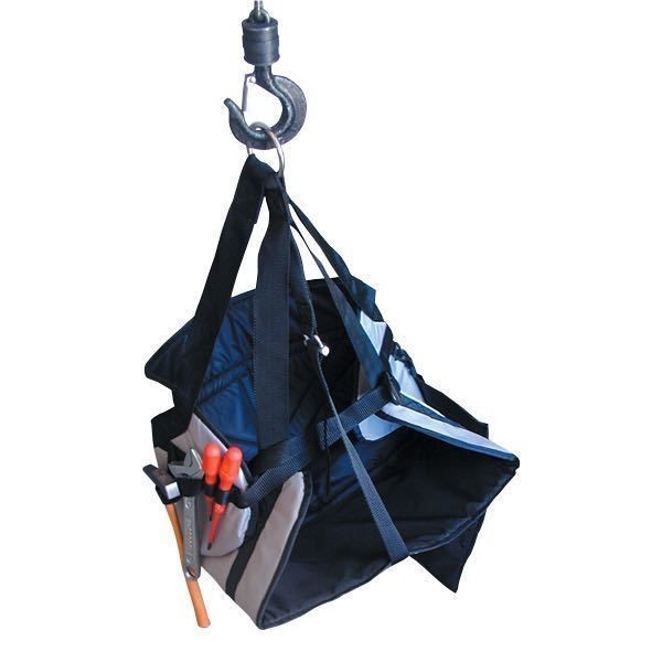 [GT-1160631] ForSail Silla de contramaestre con pernera ajustable y bolsa de herramientas