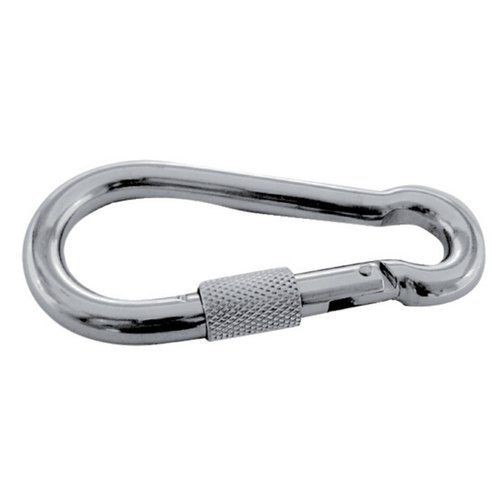 [QM-1331621] 1852 Karabiner (Schraubverschluss) Edelstahl 120x11mm