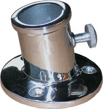 [GT-1181595] ForSail Supporto portabandiera montaggio su ponte in acciaio inox per asta bandiera 32mm 