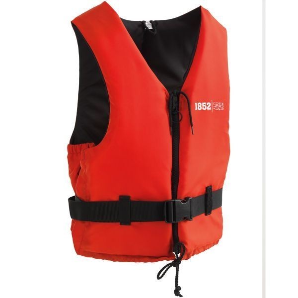 [QM-1188942] 1852 Gilet régate rouge / noir