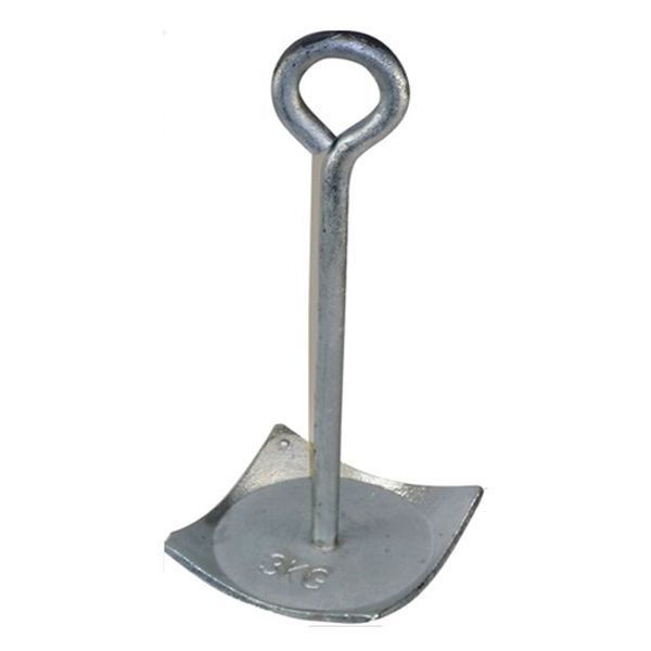 [GT-1011885] ForSail mushroom anchor galvanized 3kg