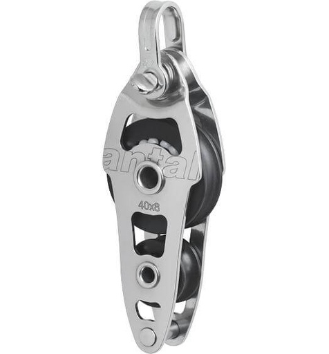 [AN-00431] Antal SS Violinblock Ø40 mit Hundsfott und Schäkel