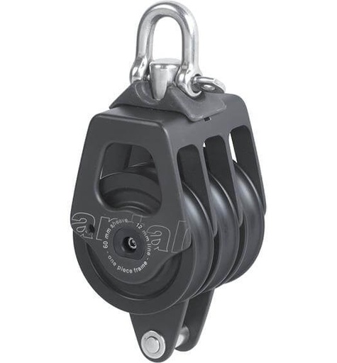 [AN-00606] Antal OPF Triple Block Ø60 with Becket and Shackle