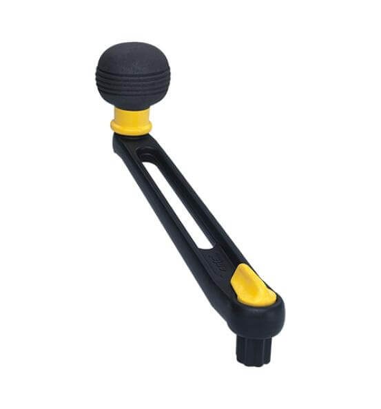 Antal Winch Handle 200mm, LockIn, MiniBall, Aluminium chez Upffront