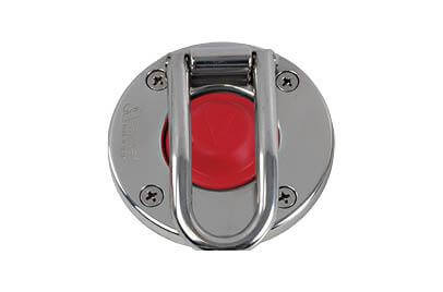 [AN-251.035/SR] Interruptor Antal rojo con tapa de acero inoxidable