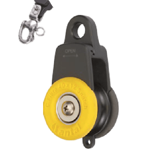 [AN-9040/SN] Antal Snatch Block Ø40 with Snap Shackle