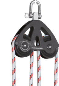 [AN-922.602] Antal Twin Mainsheet Block 60 For F4