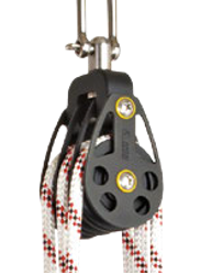 [AN-932.652] Antal Triple Mainsheet Block Ø65 with Swivel, for F6