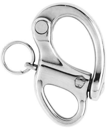 [WI-2470] Wichard Snap shackle - With fixed eye - Length: 35 mm