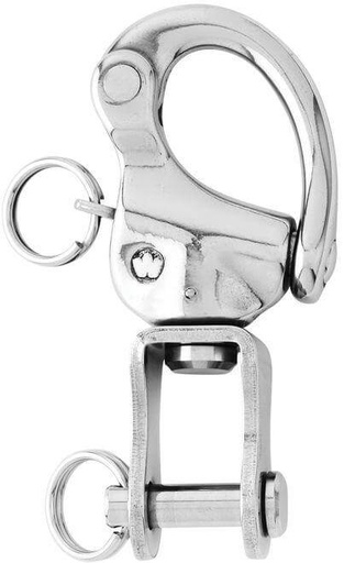 [WI-2474] Wichard HR snap shackle - With clevis pin swivel - Length: 70 mm