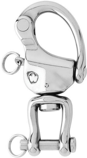 [WI-2476] Wichard HR snap shackle - With clevis pin swivel - Length: 90 mm