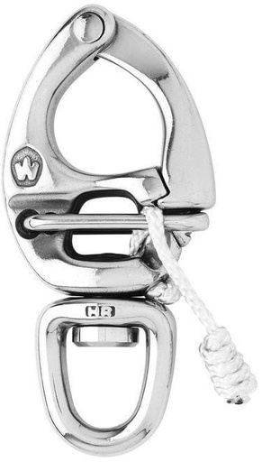 [WI-2673] Wichard HR Snap Shackle - Swivel, Std Bail, Length 70 mm