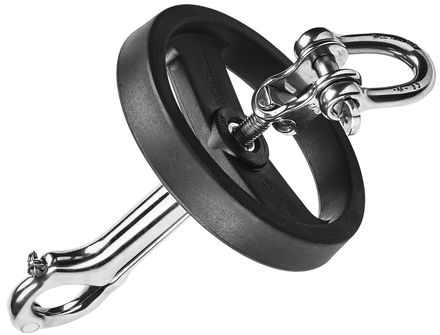 [WI-5546] Wichard Regolatore di stralletto - Con ruota - Per cavo 5/6/7 - Ø perno 12 mm