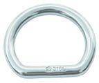 [WI-6721] Wichard Anello a D - 316L - Diametro barra: 5 mm - Diametro interno: 30 mm