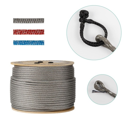 Scotta gennaker 10mm x 25m Gottifredi Maffioli Easycruise cima da vela pre-impiombata