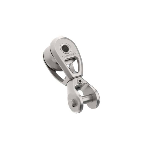 [KA-KBS-PF4000020] Karver KBS10 Bloque de acero inoxidable con horquilla 16mm