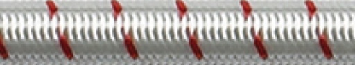 Robline SANDOW - 7mm Blanc/Rouge (bobine de 200m)