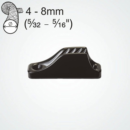 [CC-CL209] Clamcleat CL209 Midi Taquet coinceur en nylon pour cordages de 4-8mm