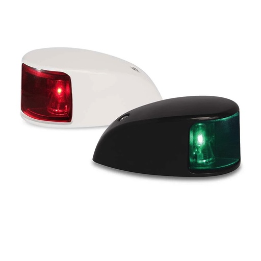 HELLA NaviLED Deck Mount 2NM Port and Starboard Navigation Light (Pair) - Coloured Lens