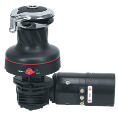 [H-40RWA24H] Harken 40 2-Speed Elettrico (Orizzontale) 24V Verricello Radial Rewind in Alluminio (Manuale 2 velocità)