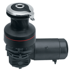 [H-50.2STEA12H] Harken 50 Elettrico a 2 velocità (Orizzontale) 12V Verricello Radial in alluminio (Manuale a 2 velocità)