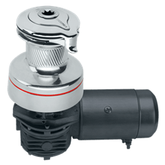 [H-50.2STECCC12H] Harken 50 Elettrico a 2 velocità (Orizzontale) 12V Verricello Radial tutto cromato (Manuale a 2 velocità)