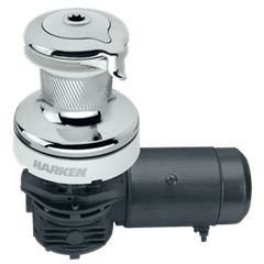 [H-60.2STECW24H] Harken 60 Elettrico a 2 velocità (Orizzontale) 24V Verricello Radial bianco (Manuale a 2 velocità)