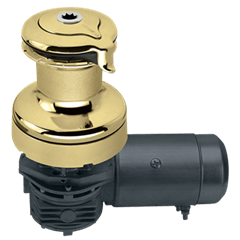 [H-60.3STEBBB24H] Harken 60 Eléctrico 3 velocidades (Horizontal) 24V Winche Radial de bronce pulido (Manual 3 velocidades)
