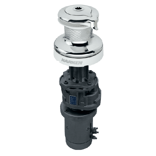 [H-60.2STECW12V] Harken 60 Eléctrico 2 velocidades (Vertical) 12V Winche Radial blanco (Manual 2 velocidades)