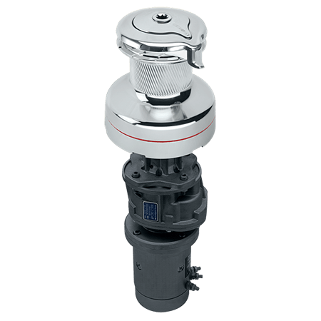 [H-70.3STECCC24V] Harken 70 Eléctrico 3 velocidades (Vertical) 24V Winche Radial totalmente cromado (Manual 3 velocidades)
