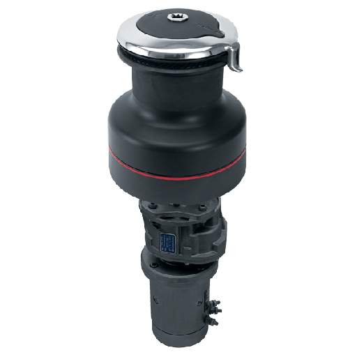 [H-80.2STEA24V] Harken 80 2-Gang Elektrisch (Vertikal) 24V Aluminium Radial Winsch (2-Gang manuell)