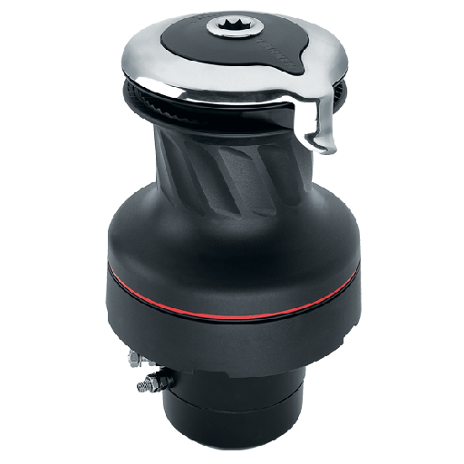 [H-900UPWA24] Harken 90 1 Velocità Elettrico (Verticale) 24V Winch Radial Unipower in Alluminio (Manuale 1 Velocità)