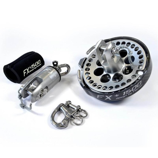 [F-FX+1500CL+] Facnor FX+1500 Click set avvolgitore - Bottom up, tamburo & girella
