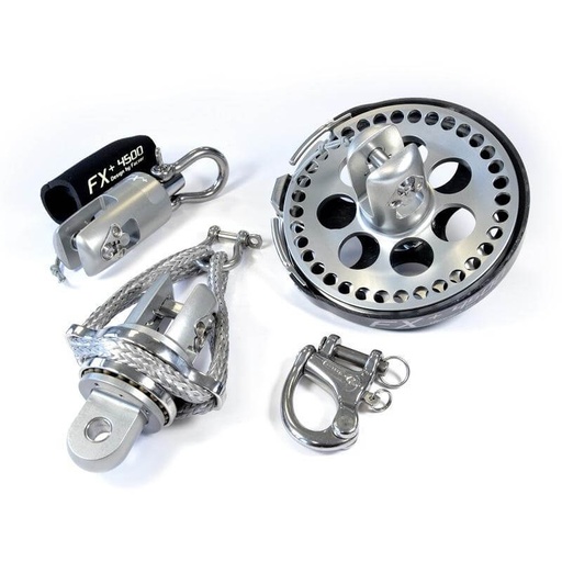 [F-FX+4500-TDA+] Facnor FX+4500 FAST kit enrouleur - De haut en bas, tambour & émerillon