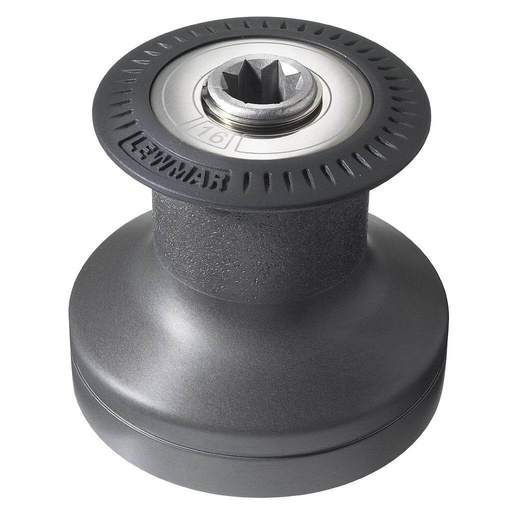 [LM-49016030] Lewmar 16 2-Gang Plain-Top Alloy Black Ocean Winsch