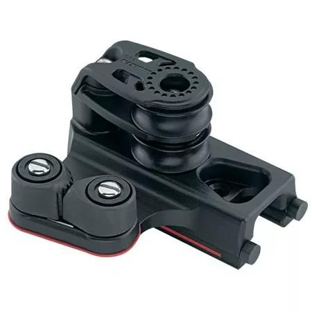 [H-1633] Harken 27mm End Control — Double Sheave, Cam Cleat, Set of 2