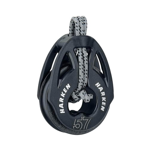 [H-2152] Harken 57mm Carbo Air T2 Bozzello singolo
