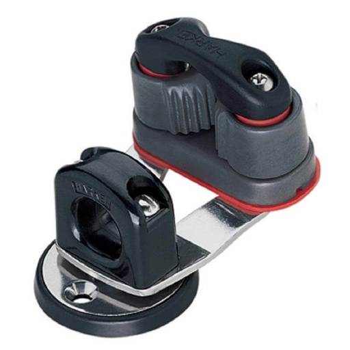 [H-240] Base con strozzatore Harken - Standard, girevole, passacima (bullseye)
