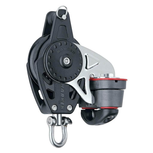 [H-2616] Harken 57mm Carbo Block w/Cam Cleat and Becket