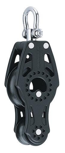 [H-2621] Harken 57mm Carbo Block - Violín, giratorio, simple