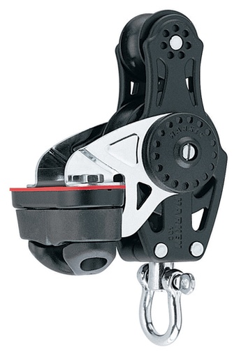 [H-2623] Harken 57mm Carbo Fiddle Block with Cam Cleat